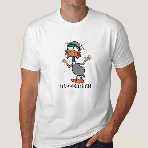 Doppler Duck - Theeeeek Hai Men's T-shirt