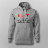 Wine The Glue Holding 2020 Shit Show Together Hoodies  For Men Online India 