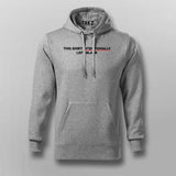 This Shirt Intentionally Left Blank Programming Funny Hoodies For Men Online India 