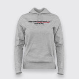 This Shirt Intentionally Left Blank Programming Funny Hoodie For Women Online India