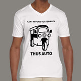 Cant Afford Volkswagen Thus Auto Men's v neck T-shirt online