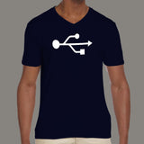 USB Icon Men's v neck T-shirt online