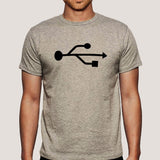 USB Icon T-Shirt - Plug In to Style