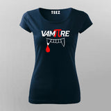 Vampire Funny Programming T-Shirt For Women
