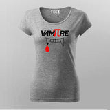 Vampire Funny Programming T-Shirt For Women