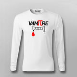 Vampire Programming Full Sleeve T-shirt For Men Online Teez