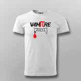 Vampire Funny Programming T-shirt For Men