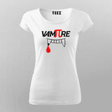Vampire Funny Programming T-Shirt For Women