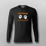 Veterinarian Veterinary Assistant T-shirt full Sleeve For Men Online Teez