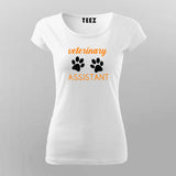 Veterinary Assistant T-shirt For Women