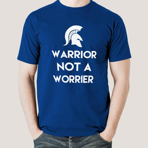 warrior not a worrier t-shirt india