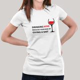 wine tshirt women india