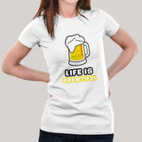 women beer tshirt india