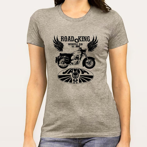 Jawa Yezdi Roadking Legendary Indian Motorcycle Women's T-shirt