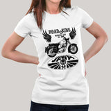 Jawa Yezdi Roadking Legendary Indian Motorcycle Women's T-shirt