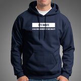 Wtf / Minutes Hoodies For Men India