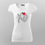 The Weeknd XO Logo  T-shirt For Women