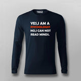 Yes, I Am A Psychologist: Mind Matters Men's Tee